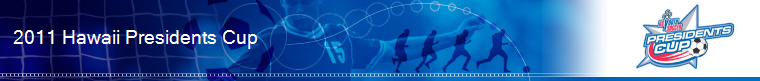 2011 US Youth Soccer Hawaii Presidents Cup banner